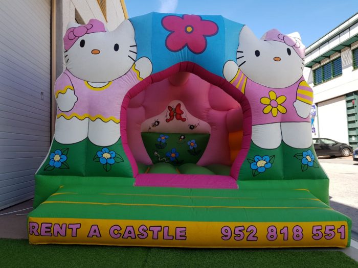 Castle Hello Kitty Inflatable 8x6x6