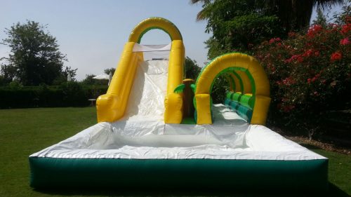 Water Slider Combo with pool 9x5x4