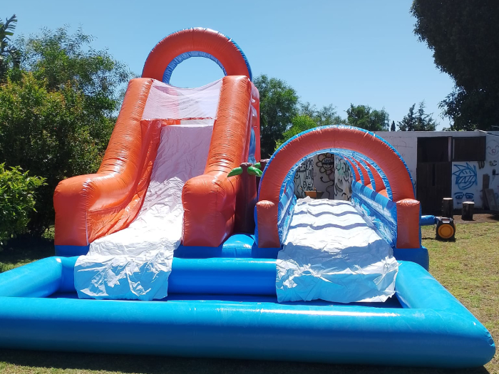 NEW AQUATIC COMBO (SLIDE AND SLIDE) 9M X 5M