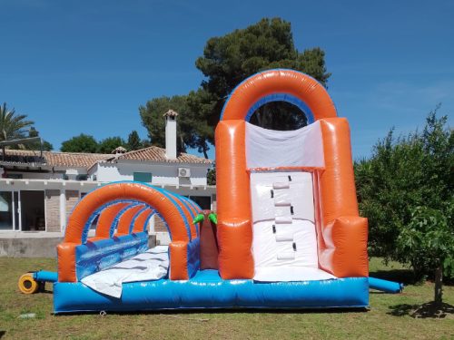 NEW AQUATIC COMBO (SLIDE AND SLIDE) 9M X 5M