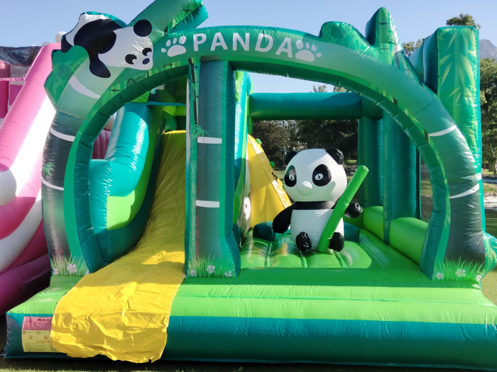 NUEVO OSO PANDA CON TOBOGAN 5X4M